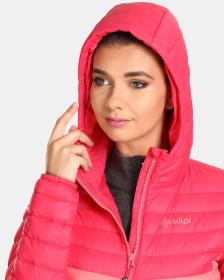 KILPI PYRAMIDEN-W Růžová dámská péřová bunda