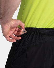 KILPI RAFEL-M Černé pánské běžecké šortky