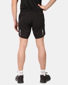 KILPI RAFEL-M Čierne pánske bežecké šortky