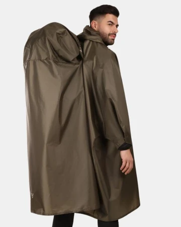 KILPI RAIT-U Khaki unisex pláštěnka