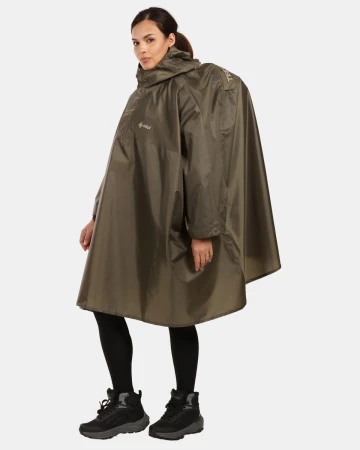 KILPI RAIT-U Khaki unisex pláštěnka