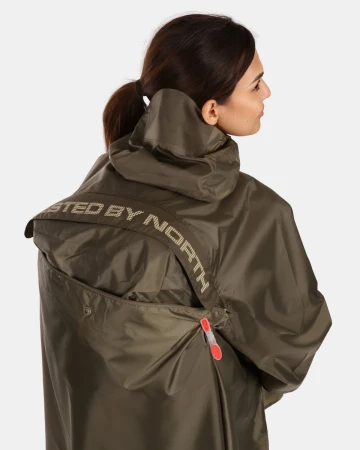 KILPI RAIT-U Khaki unisex pláštěnka