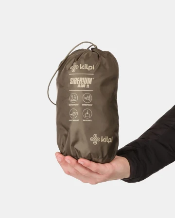 KILPI RAIT-U Khaki unisex pláštěnka