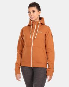 KILPI RAJANA-W Hnědá dámská mikina KILPI RAJANA-W Hnědá dámská mikina