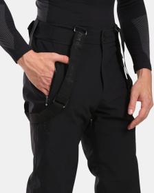 KILPI RAVEL-M Černé pánské lyžařské kalhoty