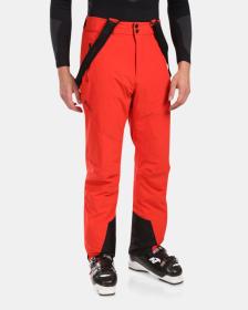 KILPI RAVEL-M Červené pánské lyžařské kalhoty