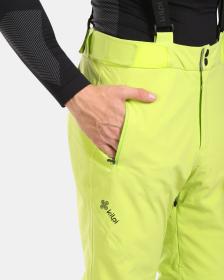 KILPI RAVEL-M Svetlo zelené pánske lyžiarske nohavice