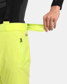 KILPI RAVEL-M Svetlo zelené pánske lyžiarske nohavice