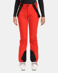 KILPI RAVEL-W Červené dámské lyžařské kalhoty KILPI RAVEL-W Červené dámské lyžařské kalhoty