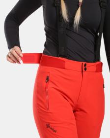 KILPI RAVEL-W Červené dámské lyžařské kalhoty
