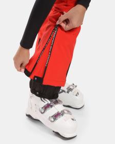 KILPI RAVEL-W Červené dámské lyžařské kalhoty