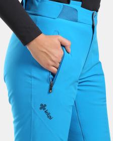 KILPI RAVEL-W Modré dámské lyžařské kalhoty šátek Kilpi