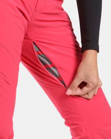 KILPI RAVEL-W Růžové dámské lyžařské kalhoty