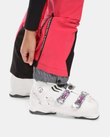 KILPI RAVEL-W Růžové dámské lyžařské kalhoty