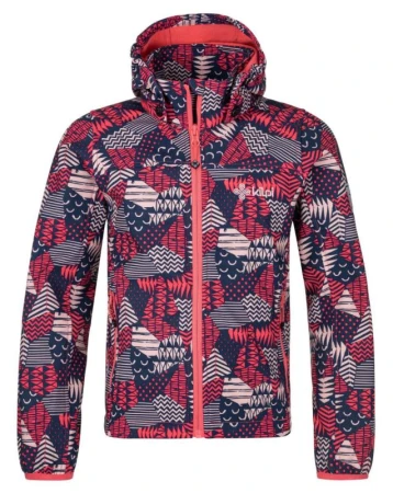 Kilpi RAVIA-J růžová dívčí softshell bunda