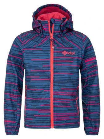 Kilpi RAVIA-JG Tmavě modrá dívčí softshell bunda