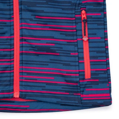 Kilpi RAVIA-JG Tmavě modrá dívčí softshell bunda