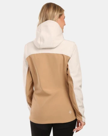 KILPI RAVIA-W Béžová dámská softshellová bunda