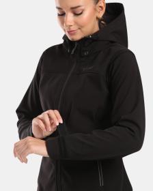 KILPI RAVIA-W Čierna dámska softshellová bunda