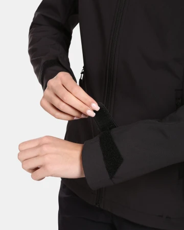KILPI RAVIA-W Černá dámská softshellová bunda