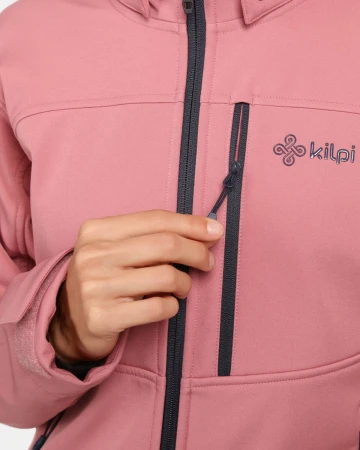 KILPI RAVIA-W Korálová dámská softshellová bunda
