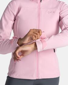 KILPI RAVIA-W Světle růžová dámská softshellová bunda