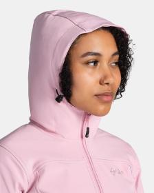 KILPI RAVIA-W Světle růžová dámská softshellová bunda