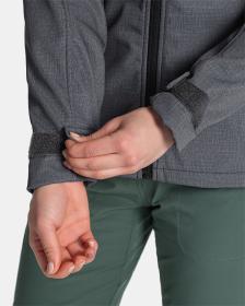 KILPI RAVIA-W Tmavě šedá dámská softshellová bunda
