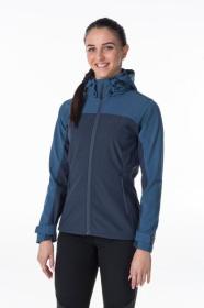 Kilpi RAVIA-W Tmavě šedá dámská softshell bunda POUZE 38 (VÝPRODEJ)