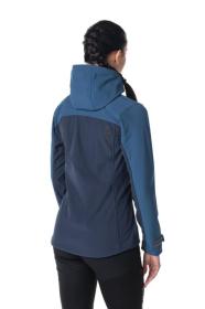 Kilpi RAVIA-W Tmavě šedá dámská softshell bunda POUZE 38 (VÝPRODEJ)
