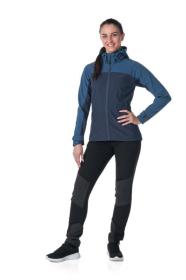 Kilpi RAVIA-W Tmavě šedá dámská softshell bunda POUZE 38 (VÝPRODEJ)