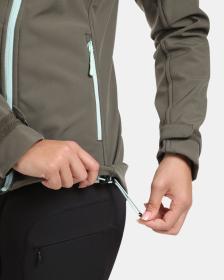 KILPI RAVIA-W Tmavě zelená dámská softshellová bunda