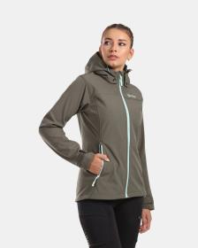 KILPI RAVIA-W Tmavozelená dámska softshellová bunda