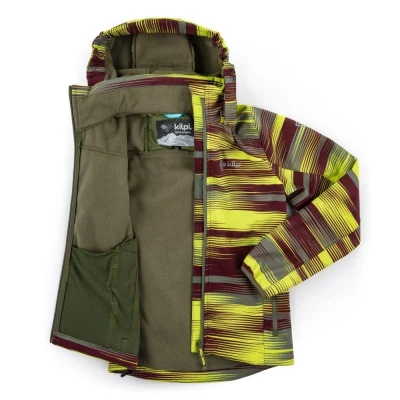 Kilpi RAVIO-J khaki chlapecká softshellová bunda