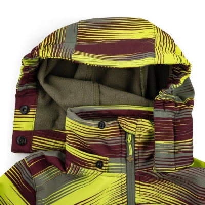 Kilpi RAVIO-J khaki chlapecká softshellová bunda