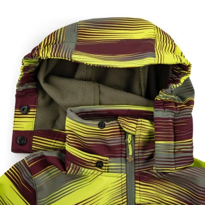 Kilpi RAVIO-J khaki chlapecká softshellová bunda