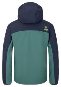 KILPI RAVIO-JB Tmavě zelená chlapecká softshellová bunda