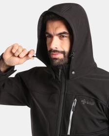 KILPI RAVIO-M Černá pánská softshellová bunda