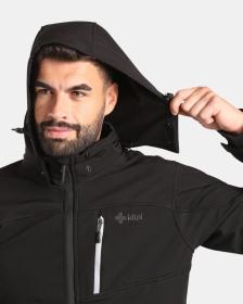 KILPI RAVIO-M Černá pánská softshellová bunda