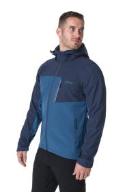 Kilpi RAVIO-M Tmavomodrá pánska softshell bunda Kilpi RAVIO-M Tmavomodrá pánska softshell bunda