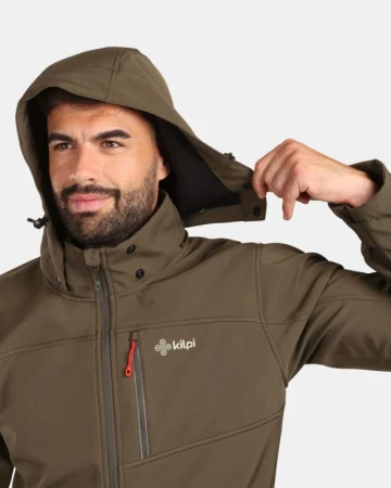 KILPI RAVIO-M Zelená pánská softshellová bunda