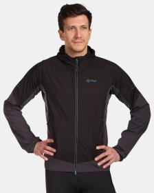 KILPI RAYEN-M Čierna pánska bežecká bunda