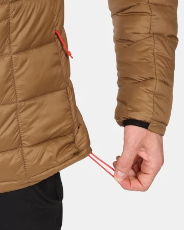 KILPI REBEKI-M Hnědá pánská zateplená bunda