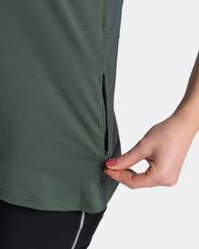 KILPI REMIDO-W Tmavozelené dámske tričko