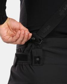 KILPI RHEA-M Černé pánské softshellové lyžařské kalhoty