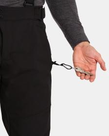 KILPI RHEA-M Čierne pánske softshellové lyžiarske nohavice