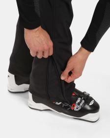 KILPI RHEA-M Čierne pánske softshellové lyžiarske nohavice