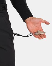 KILPI RHEA-M Čierne pánske softshellové lyžiarske nohavice