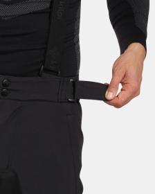 KILPI RHEA-M Černé pánské softshellové lyžařské kalhoty POUZE XL short (VÝPRODEJ)