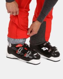 KILPI RHEA-M Červené pánske softshellové lyžiarske nohavice